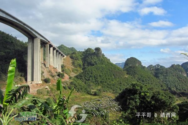 崇靖高速靖面貌，山间与山尖的美丽 - 靖西网