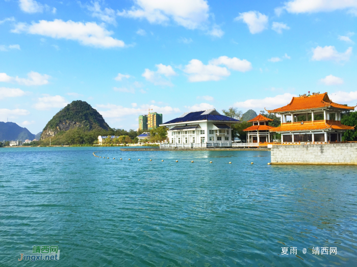 龙潭四季饶积翠，秀色入湖连碧空。边城美景人称颂，更为故园恋情. - 靖西网