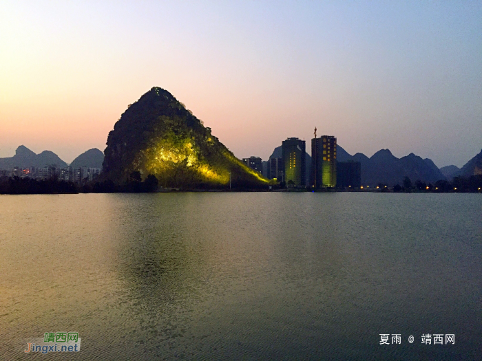 这风景不是时时都会有，美丽的靖西龙潭夕阳风景 - 靖西网