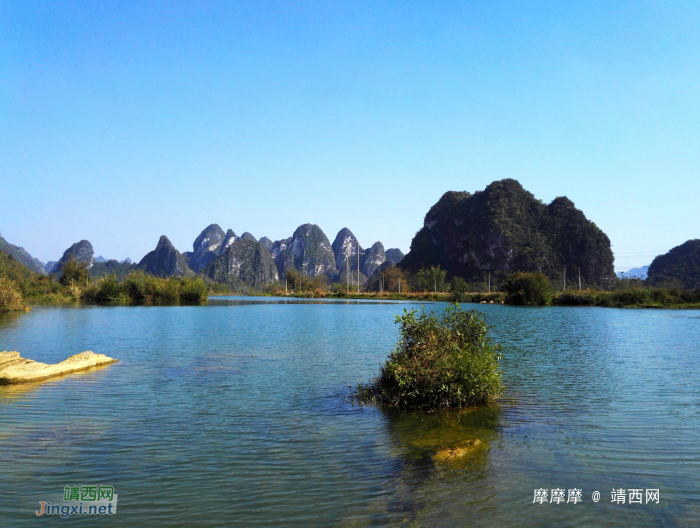 还是那些山，还是那条河，靖西市大兴村一带风光（下）。 - 靖西网