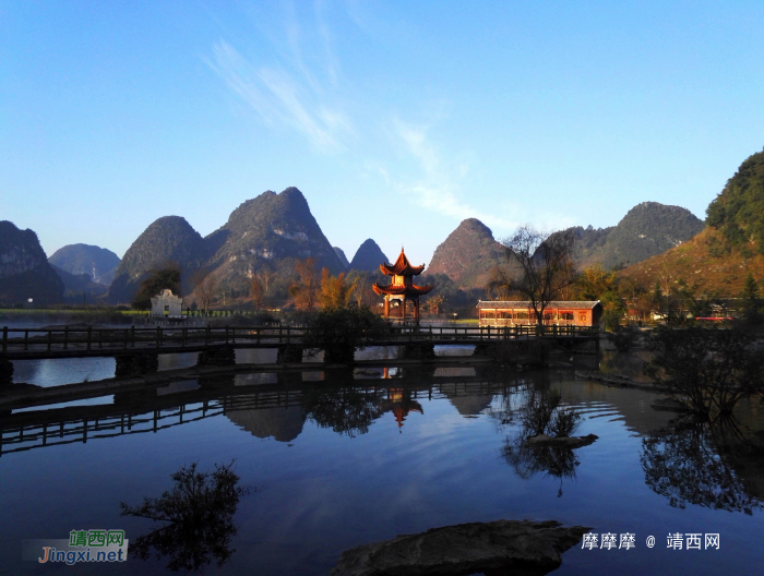 鹅泉全天风景欣赏。早上拍到下午，靖西鹅泉风光。 - 靖西网