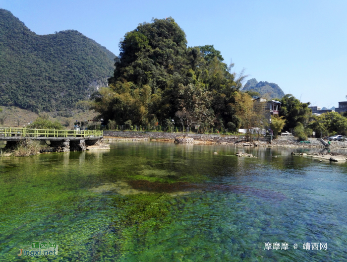 鹅泉全天风景欣赏。早上拍到下午，靖西鹅泉风光。 - 靖西网