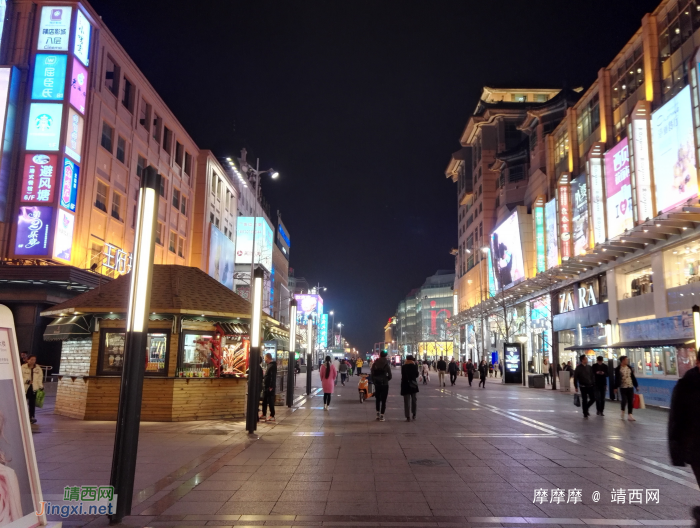 摩摩北京行之街市夜景。 - 靖西网