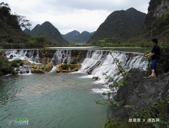 同德有美景之野钓叫念小水坝。 - 靖西网