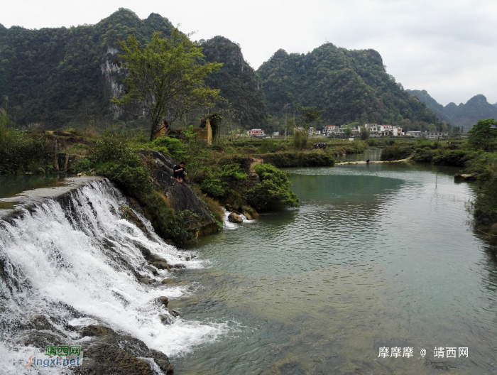 同德有美景之野钓叫念小水坝。 - 靖西网