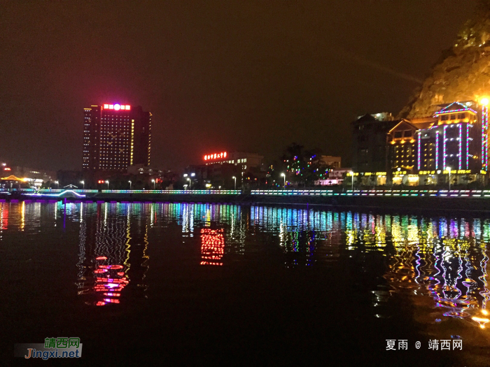 手机拍龙潭夜景，华为荣耀7挑战苹果手机，谁敢应战？ - 靖西网