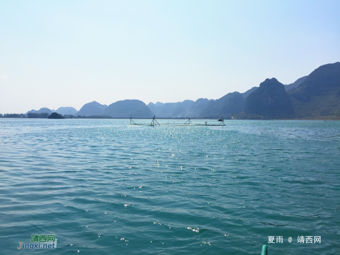 晴天下的渠洋湖，来几张渠洋湖玩玩 - 靖西网