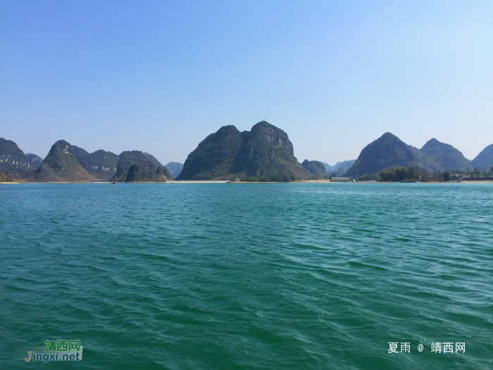 晴天下的渠洋湖，来几张渠洋湖玩玩 - 靖西网