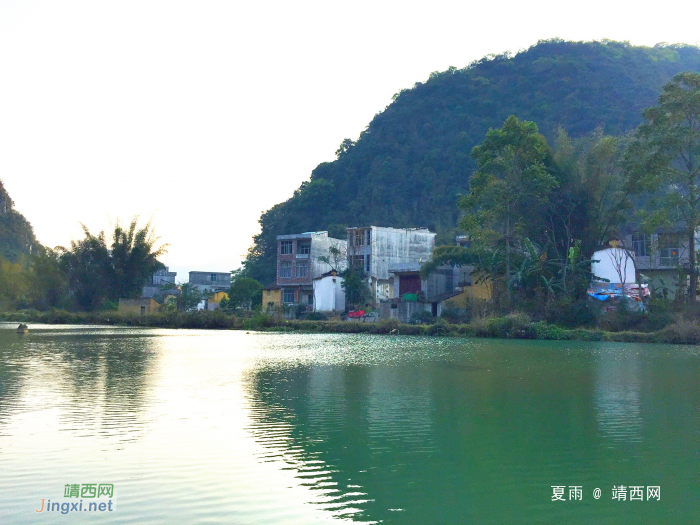 几处桃红柳叶青，数点春山满翠微。三月景，宜醉不宜醒 - 靖西网