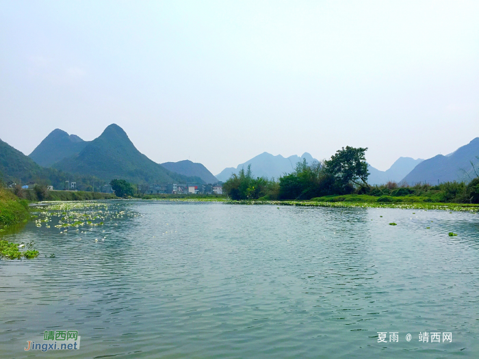 几处桃红柳叶青，数点春山满翠微。三月景，宜醉不宜醒 - 靖西网