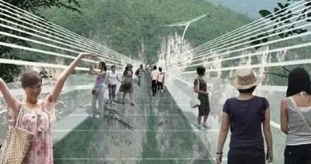 世界最长、最高的湖南张家界大峡谷玻璃桥，看图都吓尿了。 - 靖西网