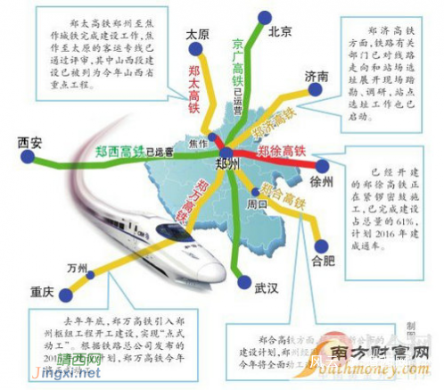十三五中国高铁网曝光 陕西米字在列 - 靖西网