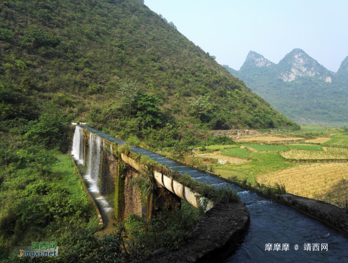 靖西市爱布引水桥。 - 靖西网