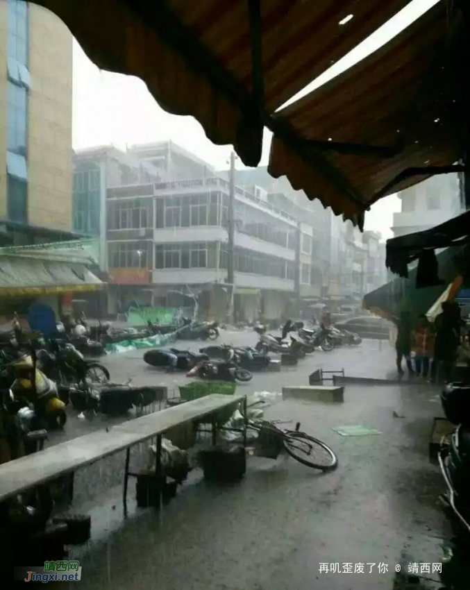 回顾靖西那场具有灾害性的暴风雨夹冰雹残局 - 靖西网