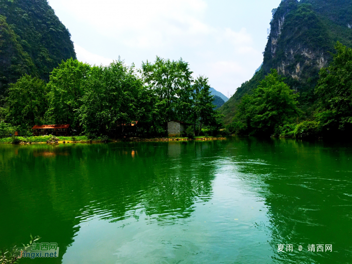 节令相催物自新，初夏靖西韵味深。潺潺流水如碧玉，荫荫夏木正可. - 靖西网