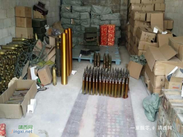 桂林警方端掉一"地下兵工厂" 缴获大批炮弹，缴获枪支弹药威力惊人 - 靖西网