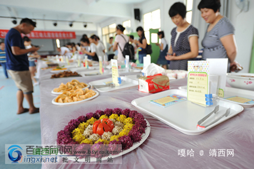 靖西市第三幼儿园举行幼儿美食大赛活动，看着都想吃~~~~ - 靖西网