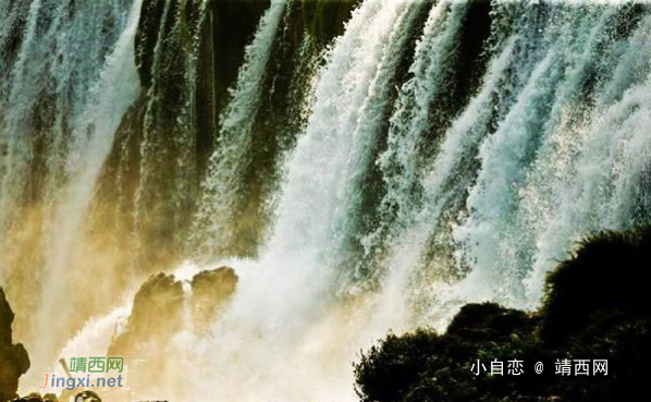 六大瀑布，德天瀑布：跨国的风情 - 靖西网