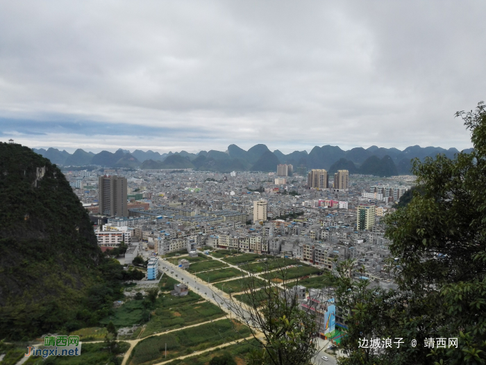 登银山看靖西大龙潭，看靖西城 - 靖西网