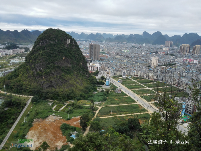 登银山看靖西大龙潭，看靖西城 - 靖西网