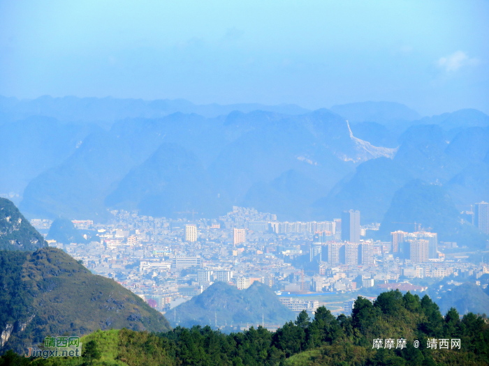 国庆爬靖西五岭林场高塔远眺，视角超级震撼！ - 靖西网