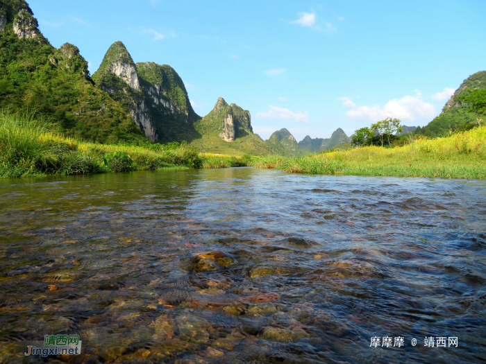 秋风起，稻花香，晨曦洗衣裳，日下收割忙。靖西市三友村最美秋景。 - 靖西网