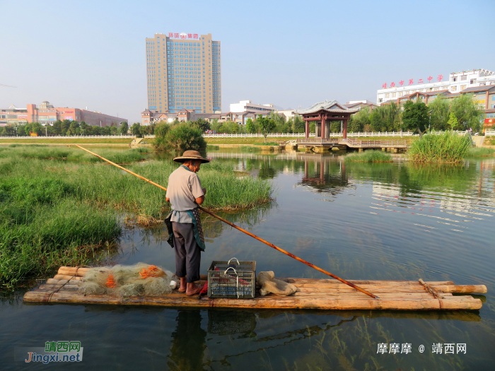 靖西龙潭河老渔翁。 - 靖西网