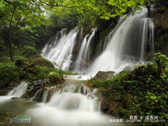 靖西爱布瀑布群：山涧白练撼岳轰鸣 - 靖西网