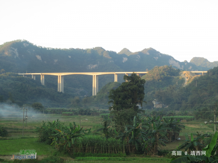 高桥架坡顶，峻岭变坦途。 - 靖西网