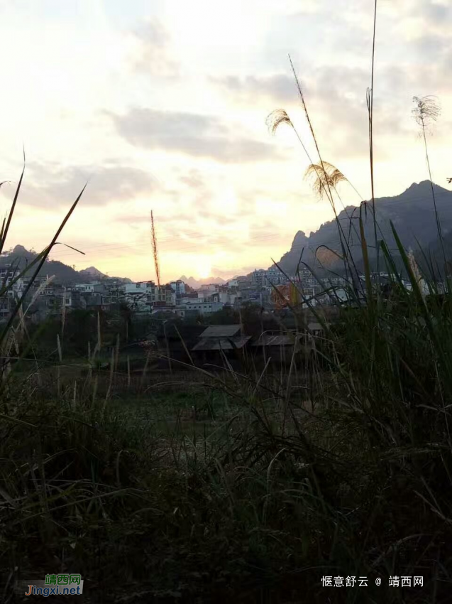 靖西山村早上的阳光 - 靖西网