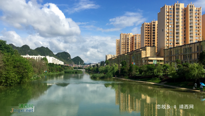 浪漫的夏季_靖西龙潭河岸景色。 - 靖西网