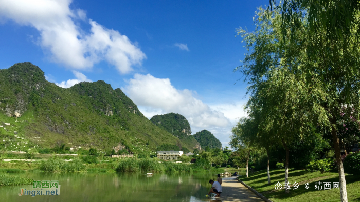 浪漫的夏季_靖西龙潭河岸景色。 - 靖西网