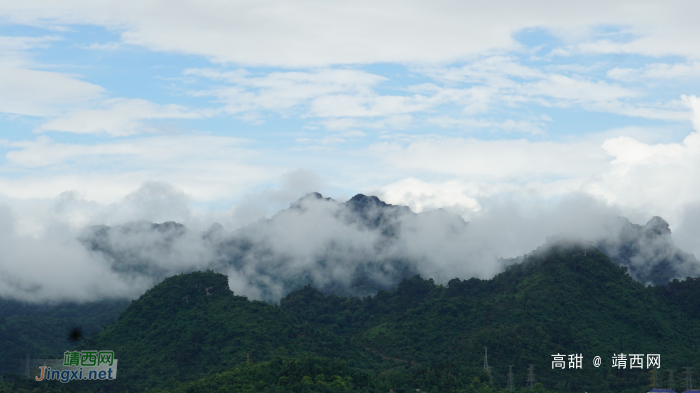 雨过天晴云雾轻,雨后的靖西山村宛若仙境,靖西特有 - 靖西网