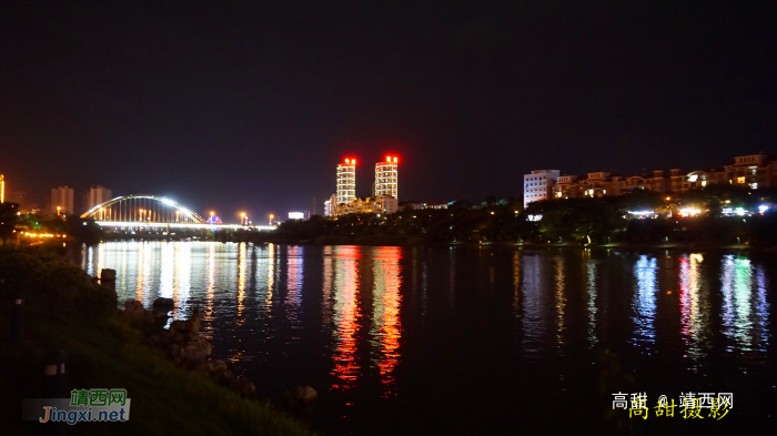 百色沙滩公园夜景 - 靖西网