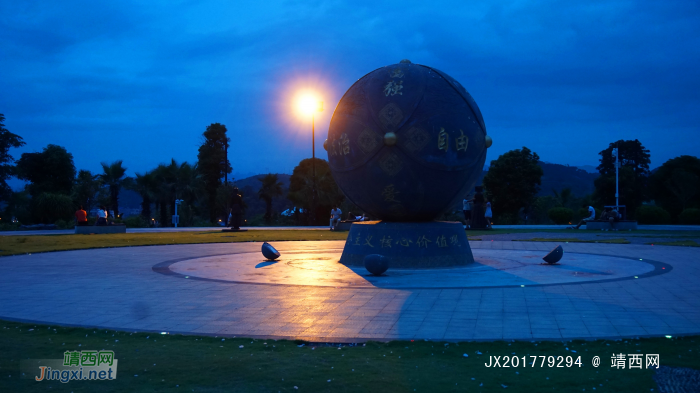 百色沙滩公园夜景 - 靖西网