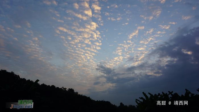 一日流光天将暮，落霞又现夕阳西。 - 靖西网