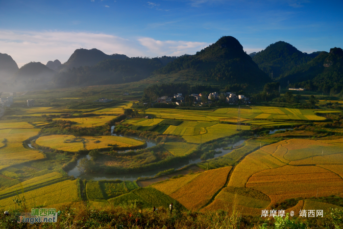 秋之色，靖西市壁零村秋景，让人疯狂的美景(上) - 靖西网