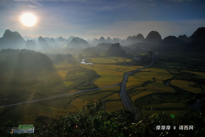 秋之色，靖西市壁零村秋景，让人疯狂的美景(上) - 靖西网