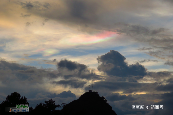 独家图片，靖西2017年10月3日地震前的天空。 - 靖西网