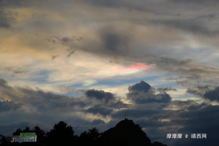 独家图片，靖西2017年10月3日地震前的天空。 - 靖西网