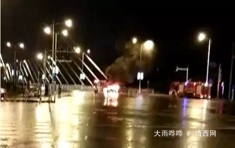 百色东合桥凌晨时惊现“大火球”，吓坏路过的车辆 - 靖西网