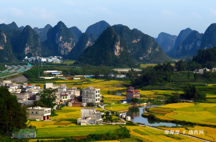 秋之韵，靖西市壁零村全景图（续） - 靖西网