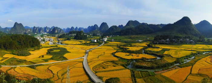 秋之韵，靖西市壁零村全景图（续） - 靖西网