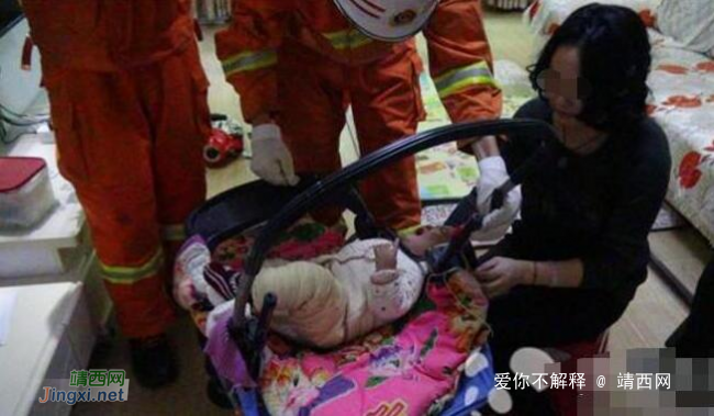 孙女在婴儿车睡着，不小心被卡住，奶奶没有察觉，送去医院已去世 - 靖西网