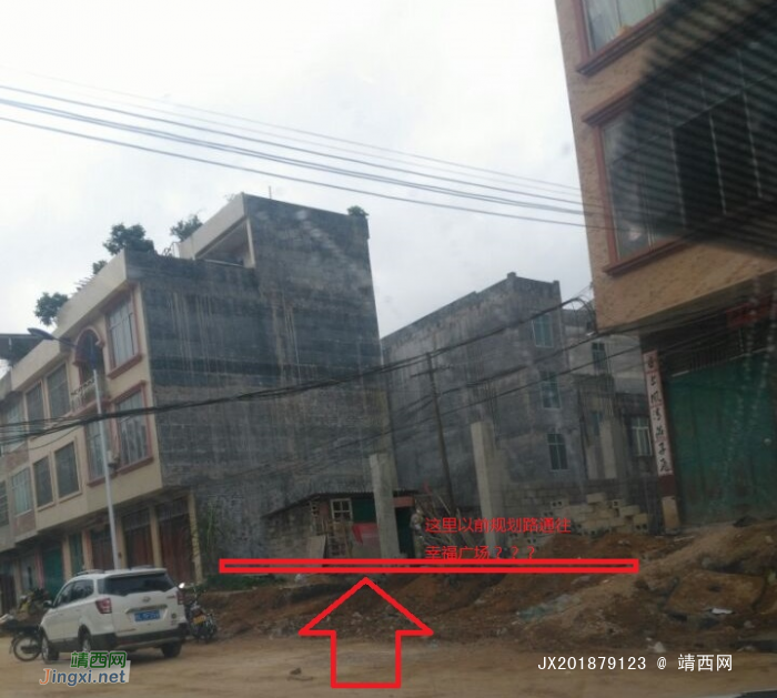 法院通往龙潭路银山路（规划路一下子变成建房子）哪个收的钱？？？ - 靖西网