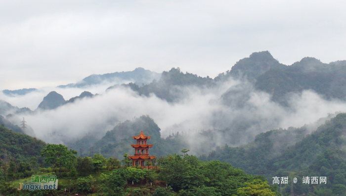 雨后的云雾山,仙境般存在人间。 - 靖西网