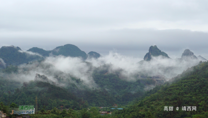 雨后的云雾山,仙境般存在人间。 - 靖西网