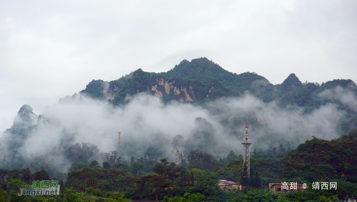 雨后的云雾山,仙境般存在人间。 - 靖西网