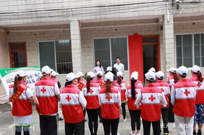 靖西市红十字志愿者服务队成立暨举行揭牌仪式！ - 靖西网