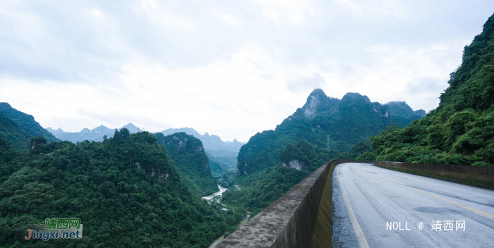 靖西这条网红高速公路美呆了，青山绿水，感觉游走在丹青水墨的山水画廊一样 - 靖西网